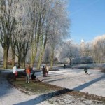 IJspret in het Wilhelminapark (Jan Sekuur)