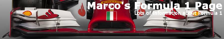 Marco's Formula 1 Page