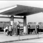 Het benzinestation aan de A12 (Historisch Genootschap Oud Soetermeer)