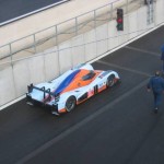 De Lola Astin Martin 007 van Aston Martin Racing