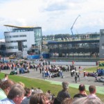 Drukte op de Champ Car start grid