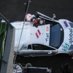 De Lamborghini Murcielago R-GT van IPB Spartak Racing