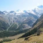 Uitzicht op de Feegletsjer