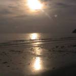 Zonsondergang op Pulau Tiga