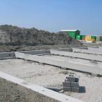 Onze kant van de toekomstige straat