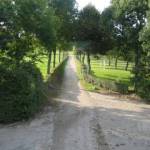 Oprit naar de Carre boerderij