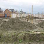 Het begin van de schuur