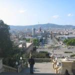 Uitzicht op Placa d’Espanya