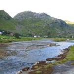 De voortuin behorende bij het vissershuisje