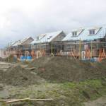 Uitzicht vanaf de achterdeur