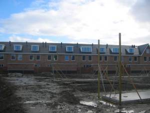 De tuin van ons huis