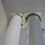 De afvoer vanuit de 2e verdieping