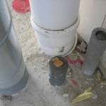 De afvoer in de 1e verdieping (1)