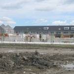 Uitzicht vanaf de voortuin