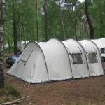 Onze tent op de camping
