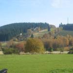 De skiheuvel bij Ginsburg