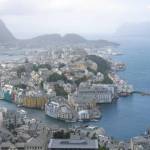 Uitzicht op Alesund
