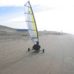Karts op het strand