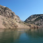 Een mooi uitzicht over de Zrmanja