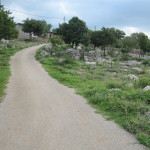 Mooi weggetje in de buurt van Starigrad Paklenica