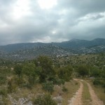 Mooi weggetje in de buurt van Starigrad Paklenica