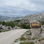 Uitzicht op het dorpje Ljubotic