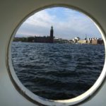 Vanaf onze kamer op het botel hadden wij dit uitzicht op het Stadshuis.