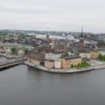 Dit is het uitzicht vanaf de Toren van het Stadhuis richting de oude stad.
