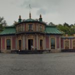 In de paleistuinen van Drottingholm Palace staat dit Chinees Paviljoen dat compleet te bezichtigen is.