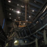 In het Vasamuseet staat dit geborgen schip uit plusminus 1600 om bewonderd te worden. Het museum is eigenlijk om het schip heen gebouwd.