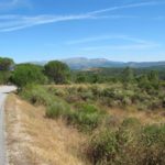 Dit mooie uitzicht zie je tijdens het wandelen van de gele stippen wandeling vanaf Camping Toca Da Raposa.