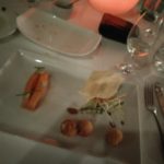 Zalm gerookt met Jack Daniels / Kruiden Salade / Avocado / Parmezaan Churros