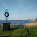 Aan het begin van de N334 heb je dit mooie uitzicht over de Belterwijde.