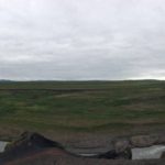 Uitzicht vanaf Rauðhólar