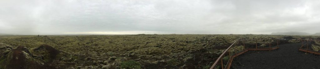 Uitzicht over Eldhraun