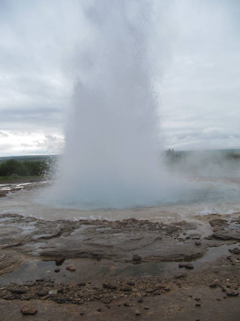 De Strokkur in Geysir