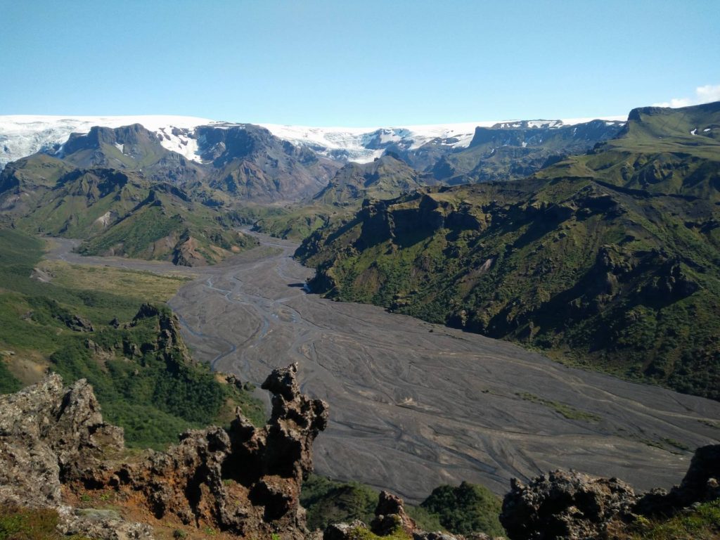Uitzicht in Thórsmörk