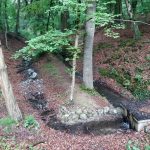 Het water liep van rechts naar links