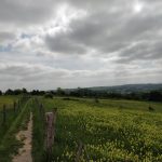 Dit mooie uitzicht hadden wij onderweg