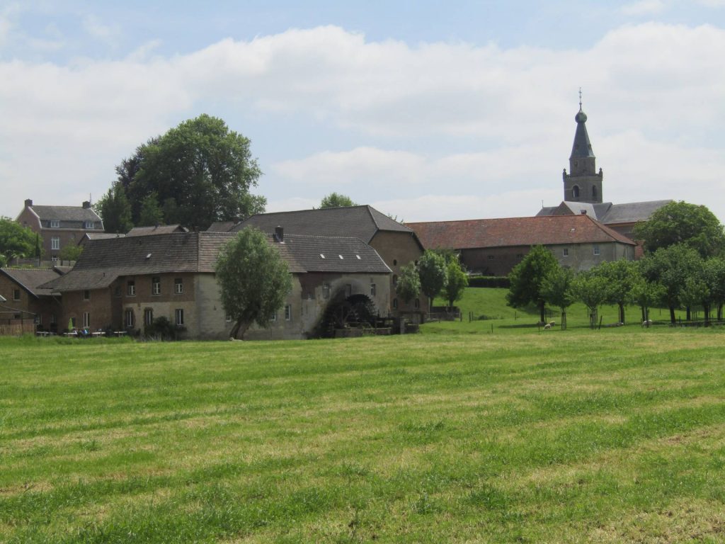 Dit is een mooi uitzicht bijna aan het einde van de 1e dag