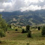 Een heel fraai uitzicht over de bergen.