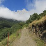 Weer een leuk pad met weer een fraai uitzicht op de bergen.
