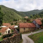 De wandeling startte in dit fraaie dorpje met dit fraaie uitzicht.
