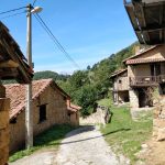 Vanuit het dorpje toch nog een uitzicht op de bergen.