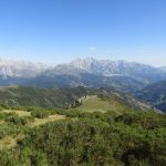 Ook weer een heel fraai uitzicht over de bergen.