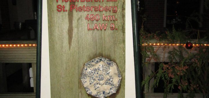 De start van het Pieterpad