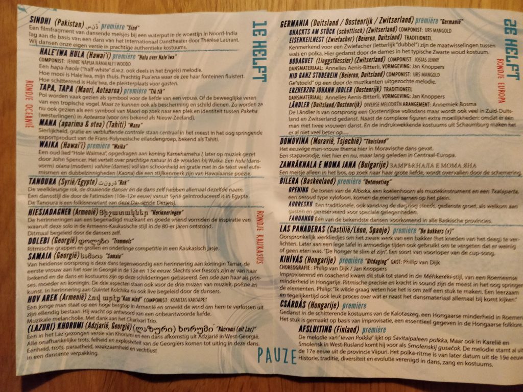 Programma Theatergroep Radost