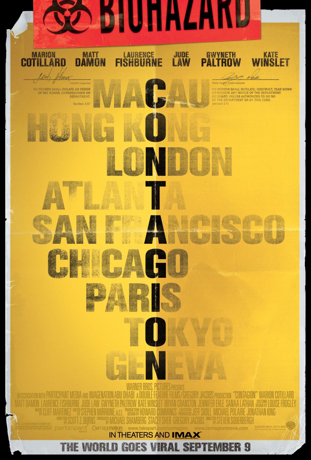 Film : Contagion (2011)