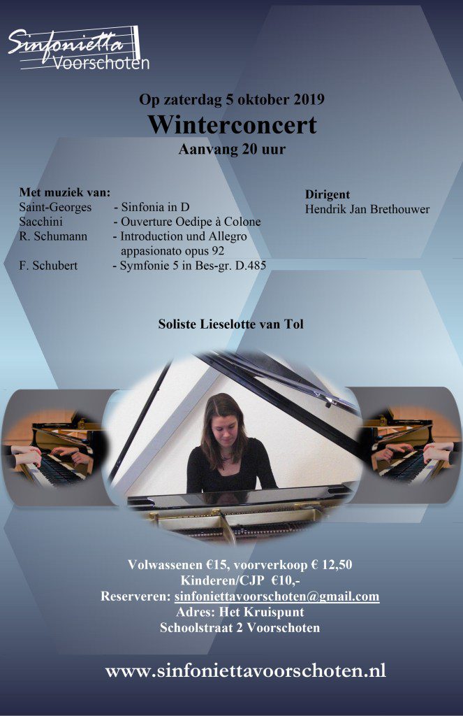 Concert : Sinfoniette Voorschoten - Liefde, passie en andere ongemakken