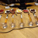 6 Ambassasors Tasting : Glazen, Whisky Tubes en Hapjes